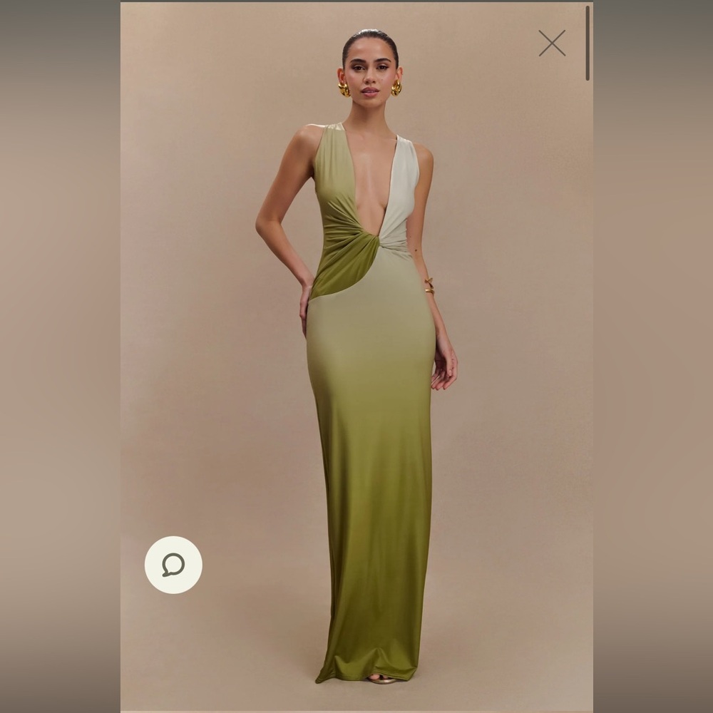 Stella Draped Slinky Maxi Dress - Meshki - XXS